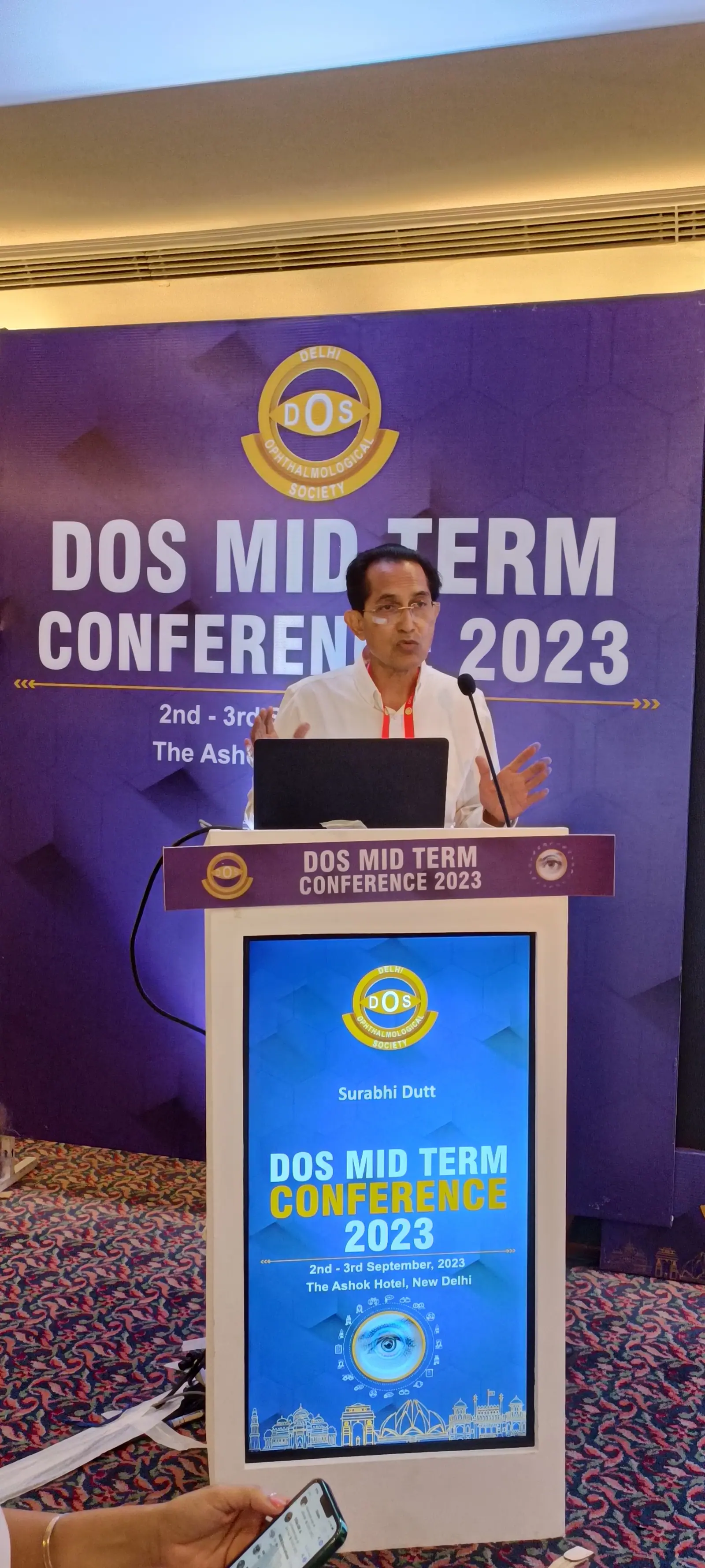 President of Delhi Ophthalmological Society